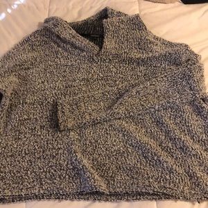 Cozy grey hoodie sweater